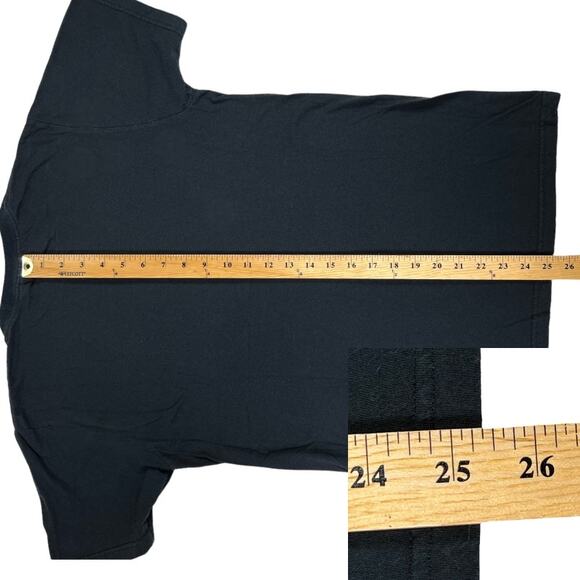 Bay Island Sportswear Orlando Tee Shirt Black Short Sleeve Crew Neck Medium - Picture 8 of 11